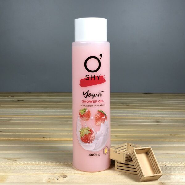 Гель для душу O'shy Yogurt Shower Gel Strawberry & Cream - 400 мл.