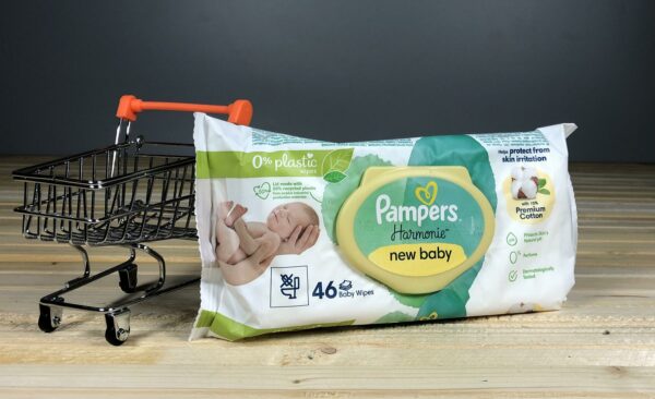 Дитячі вологі серветки Pampers Harmonie New Baby - 46 шт.