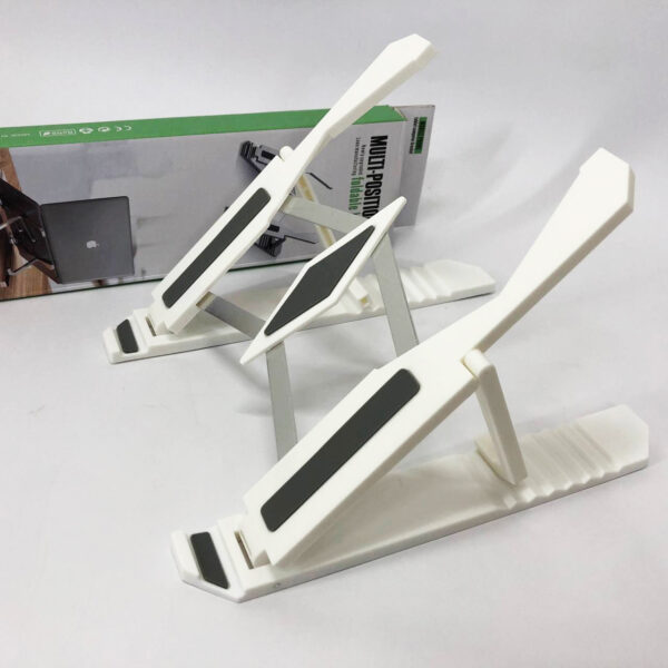 Підставка для ноутбука Multi-Position foldable bracket JC-25 8х22смСтильна підставка. Колір: білий