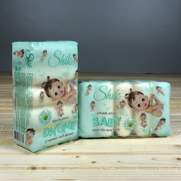 Дитяче крем-мило Shik Cream Soap Baby з екстрактом алое вера - 5 х 70 г.