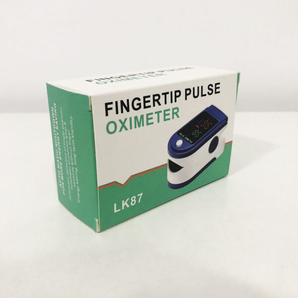 Пульсоксиметр Fingertip pulse oximeter LK87, Пульсоксиметр для вимірювання пульсу та сатурації портативний