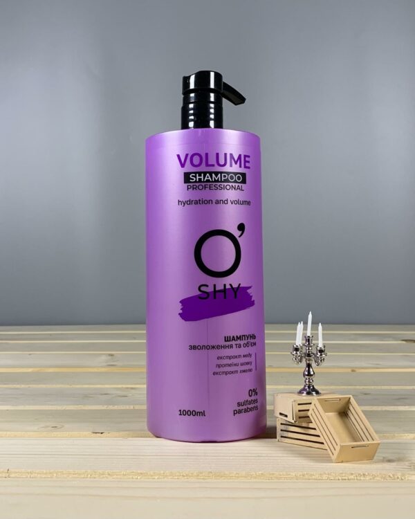 Шампунь для волосся O'Shy Volume Professional Shampoo Зволоження й об'єм 1 л.