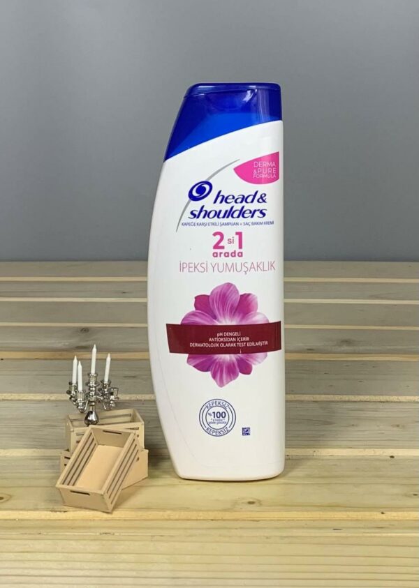 Шампунь бальзам-ополіскувач проти лупи Head & Shoulders 2 в 1 Гладке та шовковисте - 400 мл.