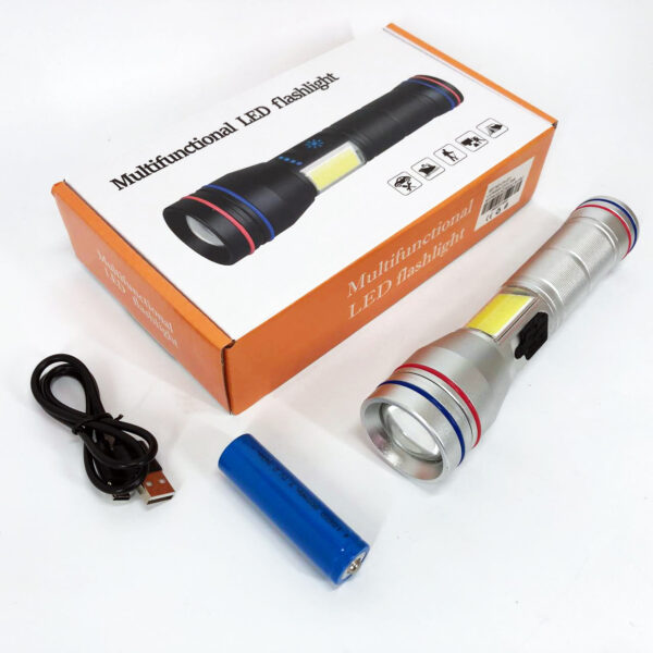 Ліхтар PLD-231 WHITE LASER LED PM10-TG+COB(white+red), 1х26650, Ліхтарик police оригінал, Ліхтарик поліс