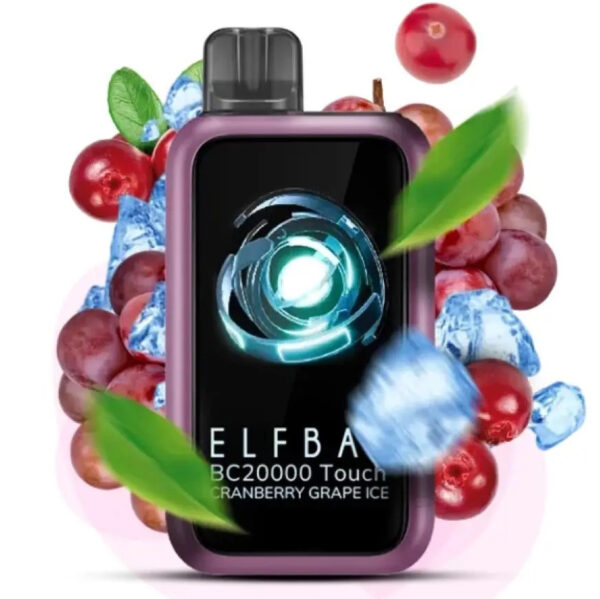 ELF BAR ВС20000 TOUCH. Журавлина Виноград (Cranberry Grape Ice)