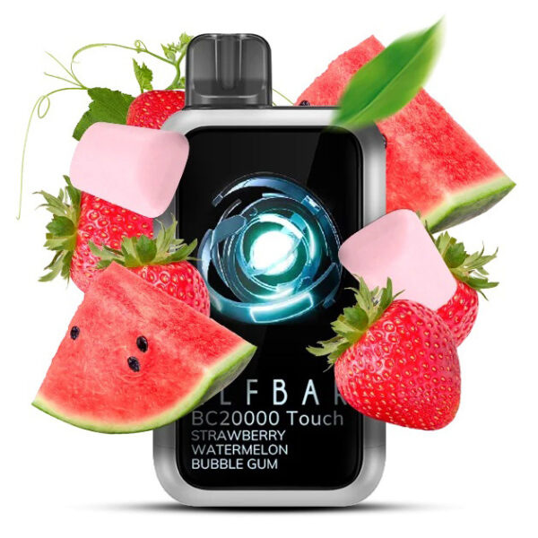 ELF BAR ВС20000 TOUCH. Полунично-кавунова жуйка (Strawberry Watermelon Bubble Gum)