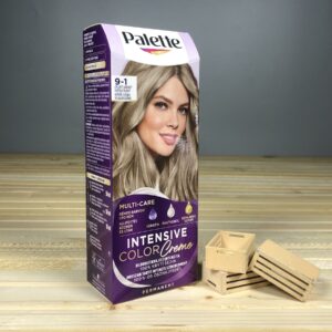 Крем-фарба для волосся Palette ICC 9-1 Холодний Світлий Блонд.