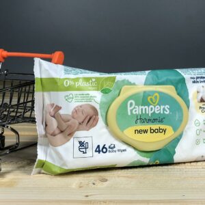 Дитячі вологі серветки Pampers Harmonie New Baby - 46 шт.
