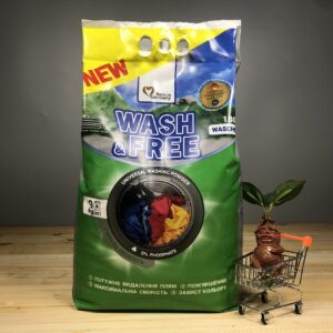 Порошок для прання Wash & Free Гірська свіжість універсальний - 9 кг.