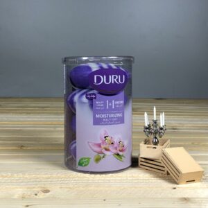 Туалетне мило DURU Орхідея зі зволожувальним кремом - 4*100 г.