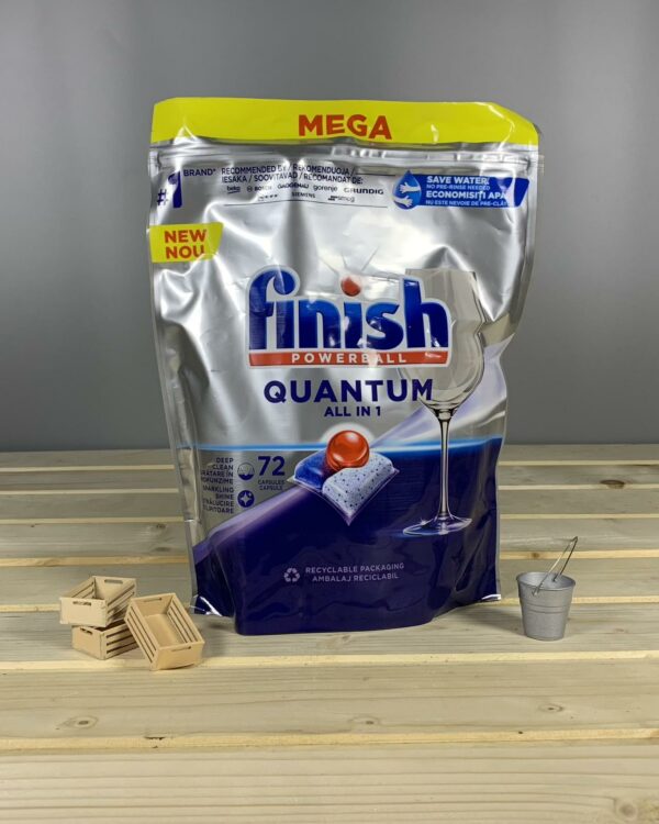 Таблетки для посудомийки Finish Quantum 72 шт.