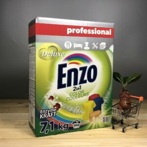 Пральний порошок Deluxe Enzo 2in1 Color - 7.1 кг. 100 циклів прання.