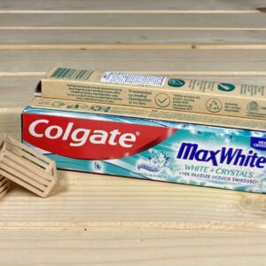 Зубна паста + Щітка Colgate Max White Crystals відбілююча - 100 мл.