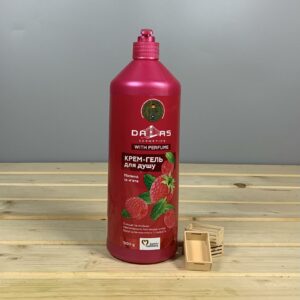 Крем-гель для душу Dalas Малина та м'ята, - 1 л.