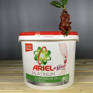 Пральний порошок у відрі Ariel+Lenor Platinum Універсальний, 10,5 KG.