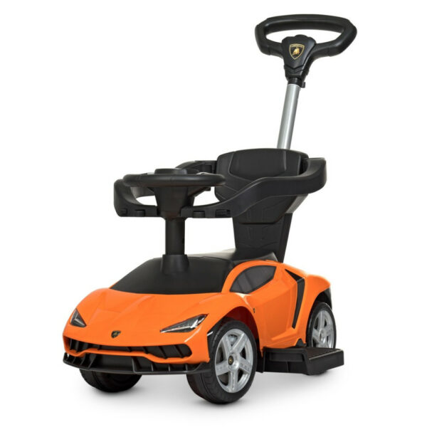 Дитяча каталка-толокар "Lamborghini" 3726-7 з батьківською ручкою