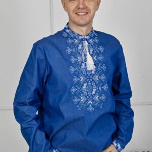 "Джинс" чоловіча вишиванка з довгим рукавом
