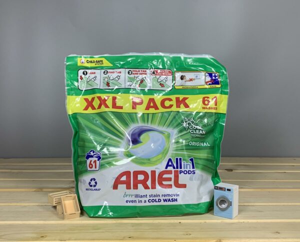 Універсальні капсули для прання Ariel Pods All-in-1, Гірське джерело - 61 шт.