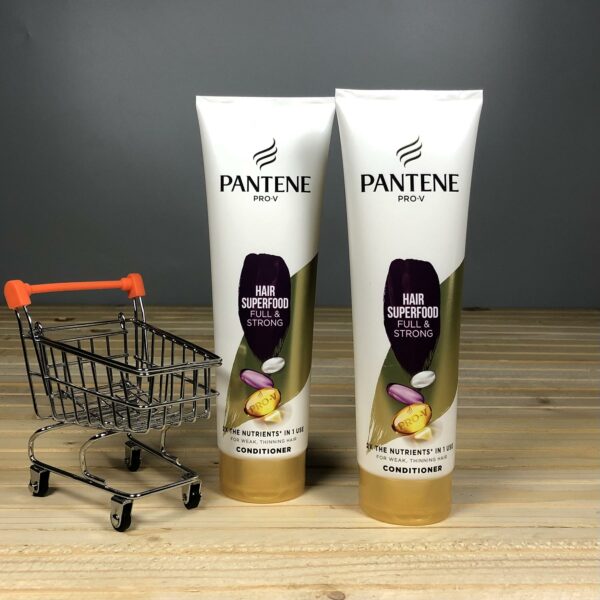 Кондиціонер для волосся Pantene Pro-V Hair Superfood Об'ємне та міцне - 225 мл.