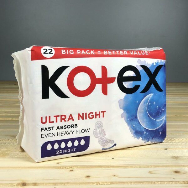 Гігієнічні прокладки Kotex Ultra Night - 22 шт.