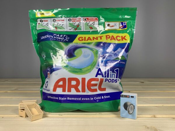 Капсули для прання Ariel Pods All-in-1 Гірське Джерело 72 шт. х 21 г.