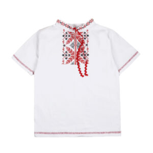 Футболка вишиванка "Зірка", Білий, 110-116см