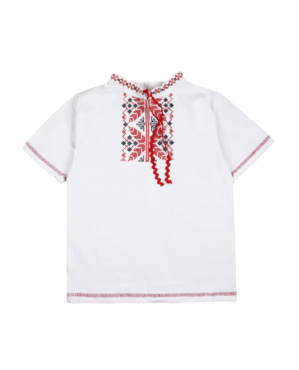 Футболка вишиванка "Зірка", Білий, 110-116см