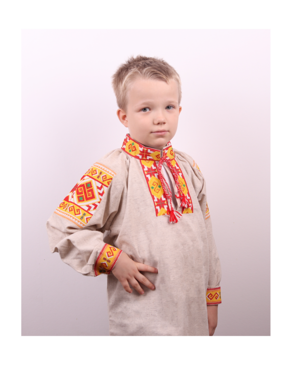 Вишиванка лляна, Жовтий, L