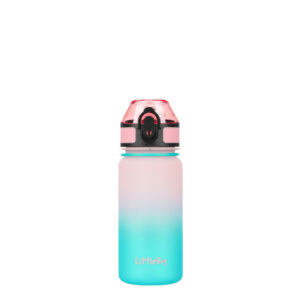Дитяча пляшка для води LittleBig UZSPACE 3020(Pink-Blue) 350 мл, рожево-блакитна