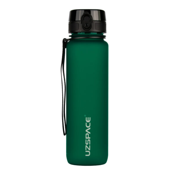 Пляшка для води UZSPACE 3038(Dark-Green) 1000 мл, темно-зелена