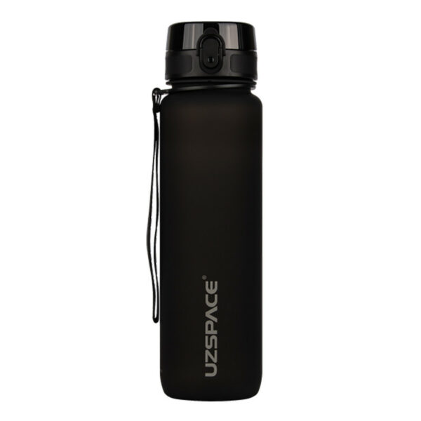 Пляшка для води UZSPACE 3038(Black) 1000 мл, чорна
