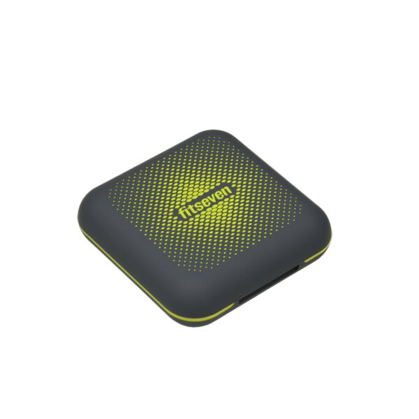 Кейс для капсул Fitseven UZSPACE TP005GY, графітовий з жовтим