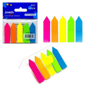 Закладка неонова "Stick Notes" COLOR-IT Р01-2, 5 кольорів