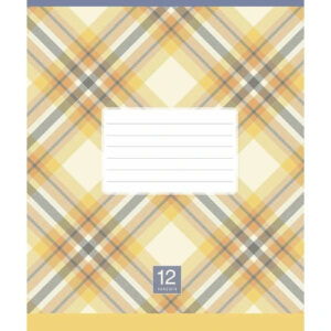 Зошит учнівський "Plaid pattern" 018-3345L-5 в лінію, 18 аркушів