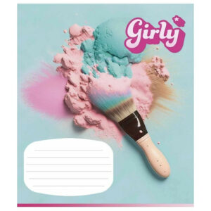 Зошит учнівський "Girly" 024-3330L-4 в лінію, 24 аркушів