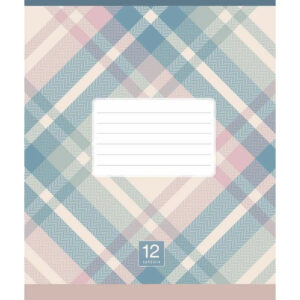 Зошит учнівський "Plaid pattern" 024-3345L-3 в лінію, 24 аркушів