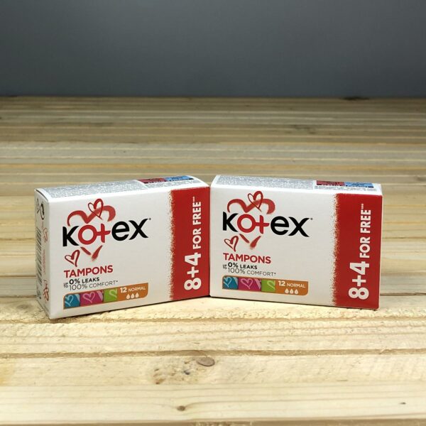 Тампони Kotex Normal - 8 + 4 шт.