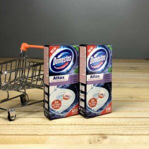 Смужки для очищення унітазу Domestos Attax Mint & Lavender - 3 шт.