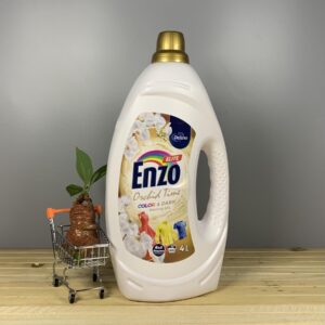 Парфюмований гель для прання Deluxe Enzo 6 в 1 Color & Dark - 4 л. 100 прань.