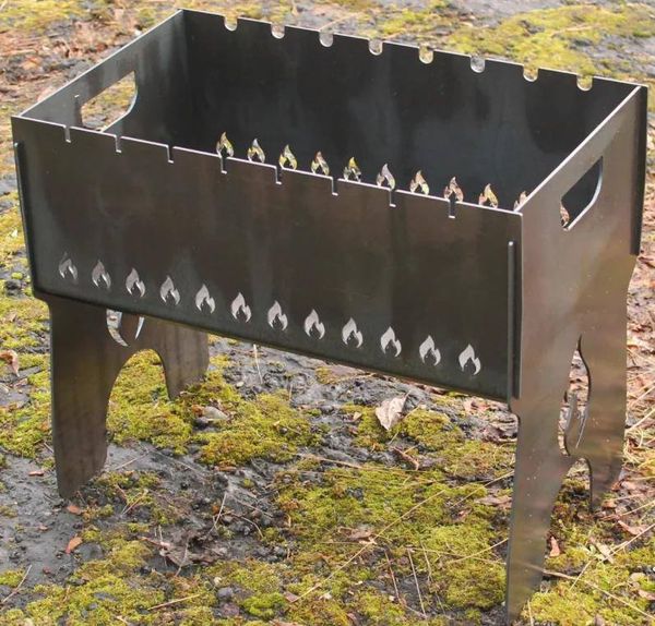 Мангал розбірний на 6 шампурів товщина 3мм