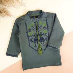 Дитяча вишиванка "Козаки", Хакі, 92 (2 роки)