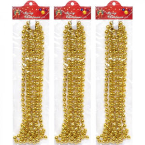 Декоративні новорічні намиста на ялинку 10мм XYA07-2.7 м