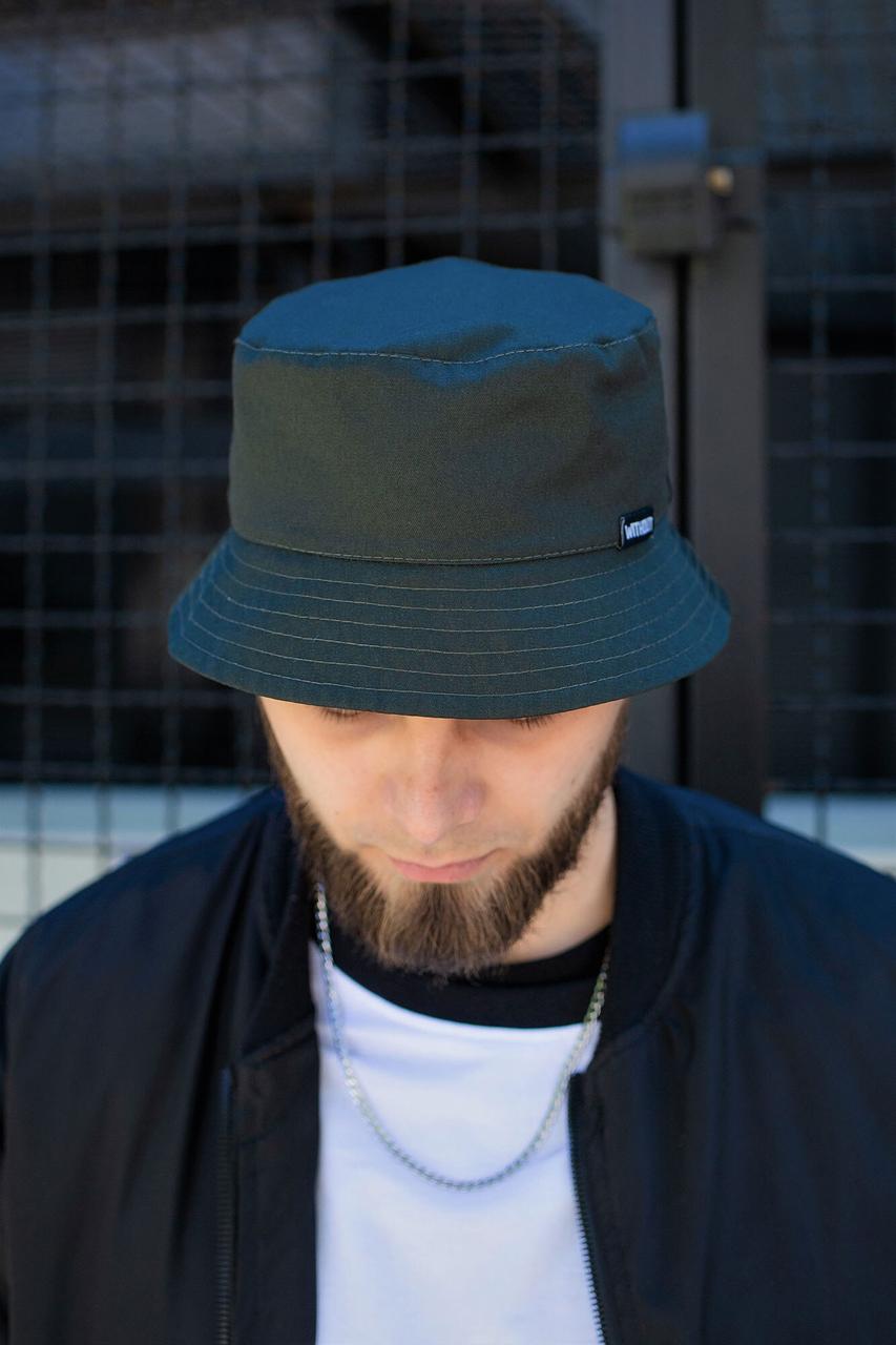 Панамка Without з логотипом Темно зелена Чоловіча