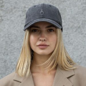 Жіноча Кепка Бейсболка Vintage Without З Принтом Finger Black