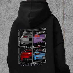 Жіноче Оверсай Худі Толстовка На Флісі З Капюшоном Та Принтом Without BMW Black