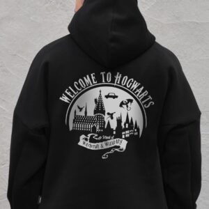 Чоловіче Оверсайз Худі Толстовка На Флісі З Капюшоном Та Принтом Without Welcome Black