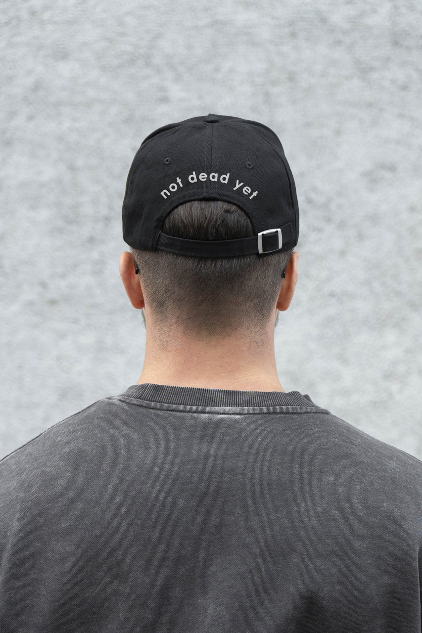 Чоловіча Кепка Бейсболка Тракер Without З Принтом NotDead Black