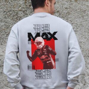 Чоловічий Утеплений Оверсайз Світшот На Флісі З Принтом Without Max Gray