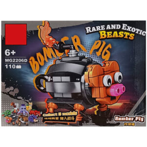 Дитячий конструктор "Bomber Pig" MG2206D 110 деталей