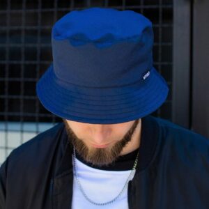 Панамка Without з логотипом Темно Синя Чоловіча